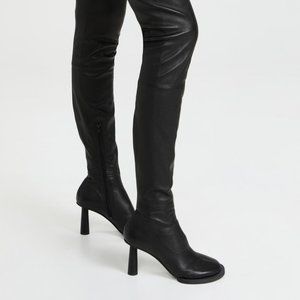 BOOTS | THIGH-HIGH BOOTS BLACK – JACQUEMUS WOMENS